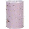 Clayre & Eef 6BL0165 Salvadanaio Rosa Bianco Ø 10x15 cm Motivo cigno romantico