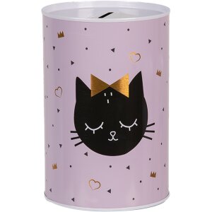 Clayre & Eef 6BL0166 Salvadanaio Gatto Rosa Ø...
