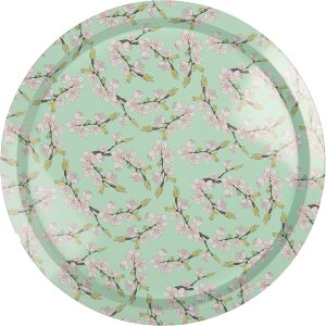 Clayre & Eef 6BL0181 Vassoio Ø 32 cm verde...