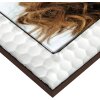 Cornice ZEP Macerata argentata effetto martellato con retro in legno in 3 formati