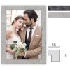 Cornice ZEP Lord grigio nero 10x15 13x18 15x20 cm formato verticale orizzontale