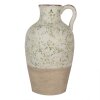 Clayre & Eef 6CE1926 Brocca decorativa in ceramica verde Ø 30x50 cm stile country