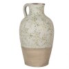 Clayre & Eef 6CE1926 Brocca decorativa in ceramica verde Ø 30x50 cm stile country