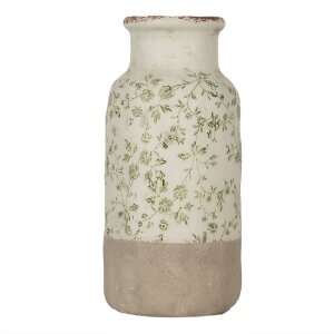 Clayre & Eef 6CE1929L Vaso in ceramica verde Ø...
