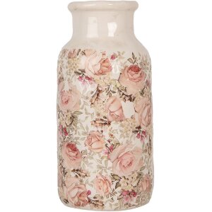 Vaso Clayre & Eef 6CE1930L Beige Rosa Ø 15x32...