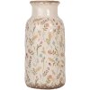 Clayre & Eef 6CE1931L Vaso Beige Rosa Ø 15x32 cm Ceramica Stile Country