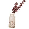 Vaso Clayre & Eef 6CE1932L Beige Rosa Ø 15x32 cm Ceramica Stile Country
