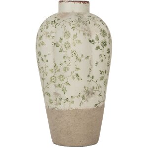 Clayre & Eef 6CE1936S Vaso Verde Ø 17x29 cm...