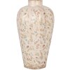 Vaso Clayre & Eef 6CE1937L Beige Rosa Ø 24x40 cm Ceramica Stile Country
