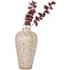 Vaso Clayre & Eef 6CE1937L Beige Rosa Ø 24x40 cm Ceramica Stile Country
