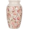 Vaso Clayre & Eef 6CE1940S in ceramica rosa beige stile country Ø 16x27 cm