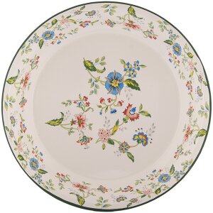 Clayre & Eef 6EM0005 Piatto decorativo smaltato...