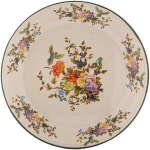 Clayre & Eef 6EM0006 Piatto decorativo Smalto Beige...
