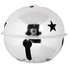Clayre & Eef 6Y5727L Campana decorativa color argento Ø 14x12 cm