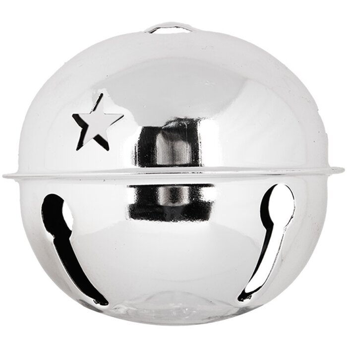 Clayre & Eef 6Y5727M Campana decorativa in argento Ø 9 cm stile country
