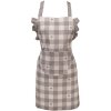 Clayre & Eef LVT41KG Grembiule per bambini stile country beige grigio 56x48 cm