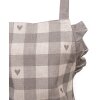 Clayre & Eef LVT41KG Grembiule per bambini stile country beige grigio 56x48 cm