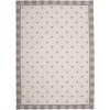 Clayre & Eef LVT42-1G Asciugamano da cucina beige grigio motivo cuore 50x70 cm