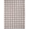 Clayre & Eef LVT42-2G Asciugamano da cucina Beige Grigio Stile Country 50x70 cm Cotone