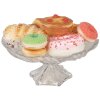 Clayre & Eef 65980GR Decorazione Ciambella Verde Marrone Ø 6x2 cm