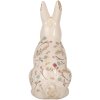Clayre & Eef 6CE1958L Coniglio decorativo in ceramica 16x12x28 cm Beige Pink
