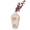Clayre & Eef 6CE1963L Vaso Beige Rosa Ø24x40 cm Ceramica Stile Country