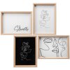 Walther Silhouette galleria in legno bianco/faggio 4 foto 10x15 cm 13x18 cm