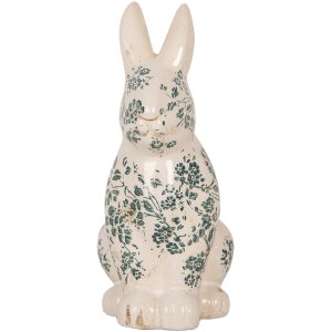 Clayre & Eef 6CE1955L Coniglio decorativo in ceramica...