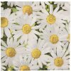 Clayre & Eef 73076 Tovaglioli di carta con margherite 33x33 cm 20 pezzi