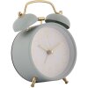 Clayre & Eef 6AC0034BL Sveglia Blu Oro 10x6x12 cm Orologio analogico