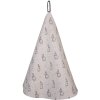 Clayre & Eef BNS48 Asciugamano da cucina 80 cm Beige Grigio con motivo a coniglietto Cotone