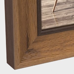 Cornice ZEP Arles in legno con vetro trasparente da 10x15 cm a 30x40 cm Montaggio a parete