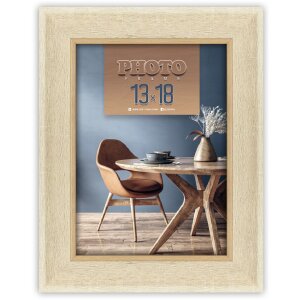 Cornice ZEP Arles in legno con vetro trasparente da 10x15 cm a 30x40 cm Montaggio a parete