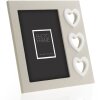 ZEP Portafoto in legno Merida Grigio Bianco Design Cuore 10x15 cm 13x18 cm