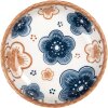 Clayre & Eef 6CEBO0068 Ciotola in ceramica Beige Blu Ø 10x3 cm 50 ml