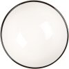 Clayre & Eef 6CEBO0072 Ciotola in ceramica bianca nera Ø 9x5 cm 125 ml