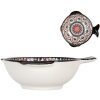 Clayre & Eef 6CEBO0076 Ciotola Bianco Nero 15x14x5 cm 200 ml