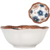 Clayre & Eef 6CEBO0088 Ciotola in ceramica bianco marrone Ø 10x4 cm 100 ml