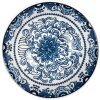 Clayre & Eef 6CEBO0166 Zuppiera Bianco Blu Ø 16x5 cm 350 ml Ceramica