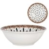 Clayre & Eef 6CEBO0167 Ciotola Bianco Marrone Ø 16x5 cm 350 ml Ceramica Boema