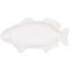 Clayre & Eef 6CEBO0171 Ciotola Pesce Bianco 30x15x3 cm Ceramica Stile Country