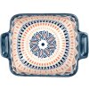 Clayre & Eef 6CEBO0185 Ciotola in ceramica bianca blu 11x8x4 cm 75 ml