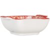 Clayre & Eef 6CEBO0186 Ciotola in ceramica bianca rossa 11x8x4 cm 75 ml