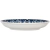 Clayre & Eef 6CEDP0166 Piatto Ø 21 cm Bianco Blu Colazione Bohemien in ceramica