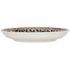 Clayre & Eef 6CEDP0168 Piatto Ø 21 cm design boho in ceramica bianco-nero
