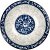 Clayre & Eef 6CEPS0001 Ciotola in ceramica bianca blu Ø 21 cm 600 ml
