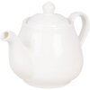 Clayre & Eef 6CETE0144 Teiera in ceramica bianca 800 ml 22x13x15 cm