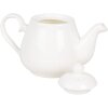 Clayre & Eef 6CETE0144 Teiera in ceramica bianca 800 ml 22x13x15 cm