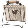 Clayre & Eef 6Y5708 Leggio in ferro marrone 23x21x31 cm Stile Country