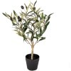 Clayre & Eef 6PL0370 Albero decorativo in plastica verde 15x15x50 cm